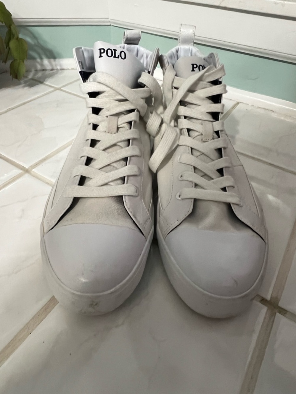 Polo by Ralph Lauren White “Clarke” Men’s Sneakers
